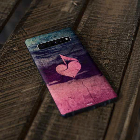 Rustic Musical Heart Galaxy S10 Plus Skin