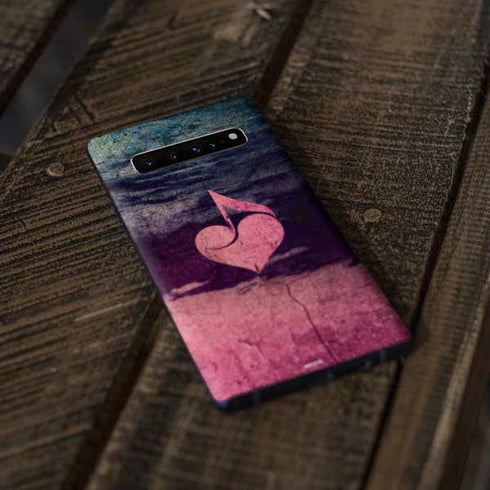 Rustic Musical Heart Galaxy S10 Skin