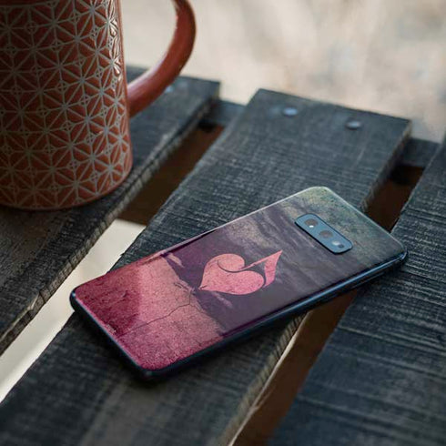 Rustic Musical Heart Galaxy S10e Skin