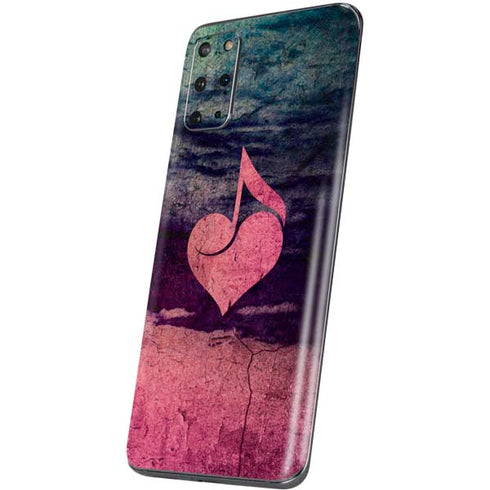 Rustic Musical Heart Galaxy S20 Plus Skin
