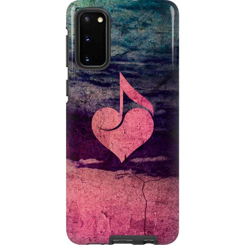 Rustic Musical Heart Galaxy S20 Pro Case
