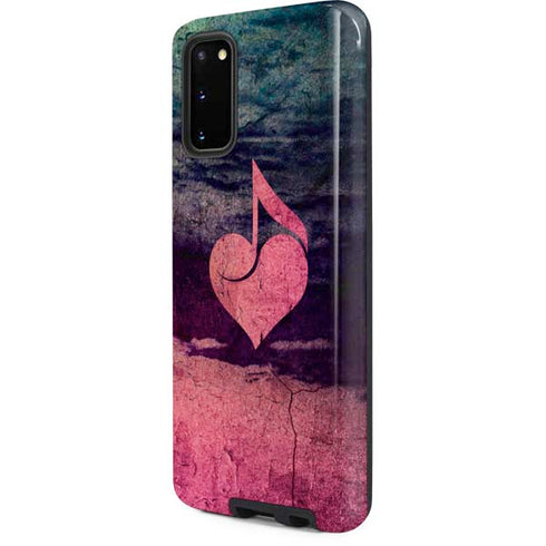 Rustic Musical Heart Galaxy S20 Pro Case