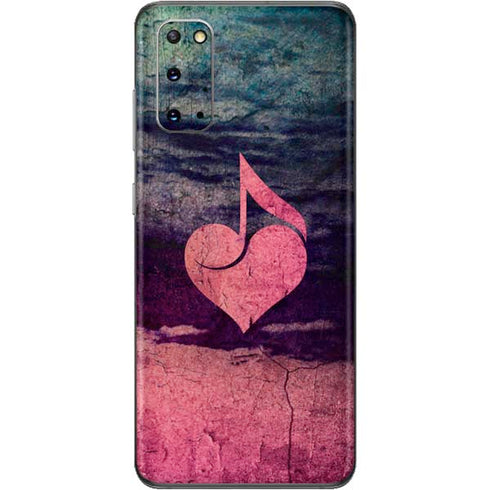 Rustic Musical Heart Galaxy S20 Skin
