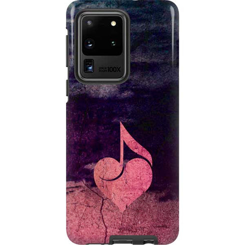 Rustic Musical Heart Galaxy S20 Ultra 5G Pro Case
