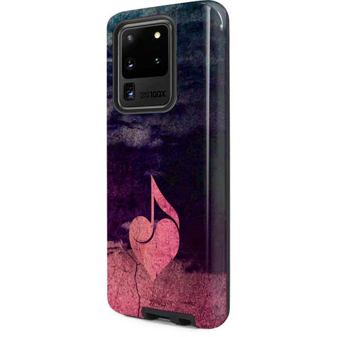Rustic Musical Heart Galaxy S20 Ultra 5G Pro Case