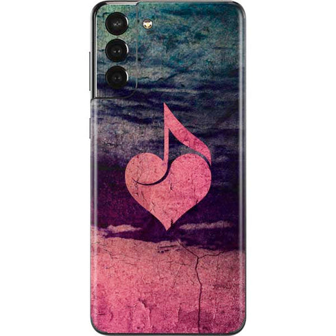 Rustic Musical Heart Galaxy S21 Plus 5G Skin