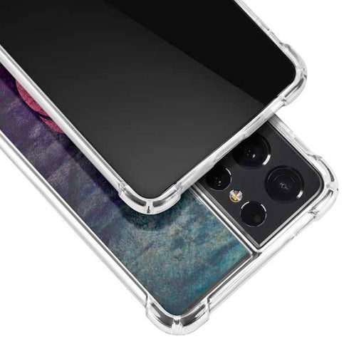 Rustic Musical Heart Galaxy S21 Ultra 5G Clear Case