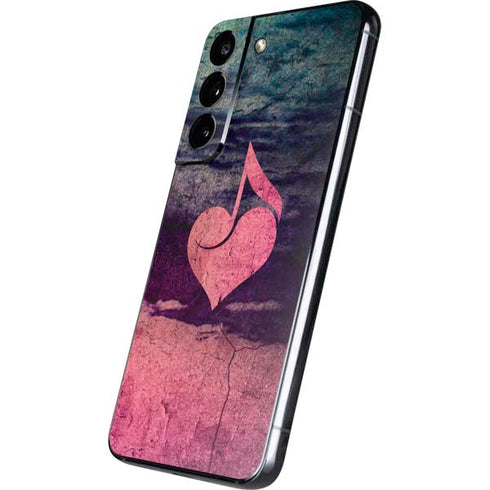 Rustic Musical Heart Galaxy S22 Skin