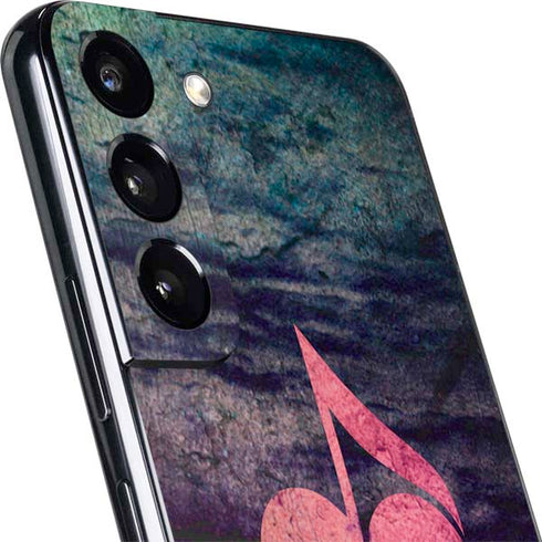 Rustic Musical Heart Galaxy S22 Skin