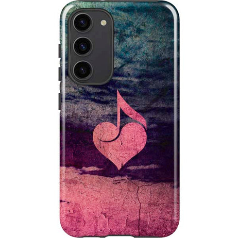 Rustic Musical Heart Galaxy S23 Plus Pro Case