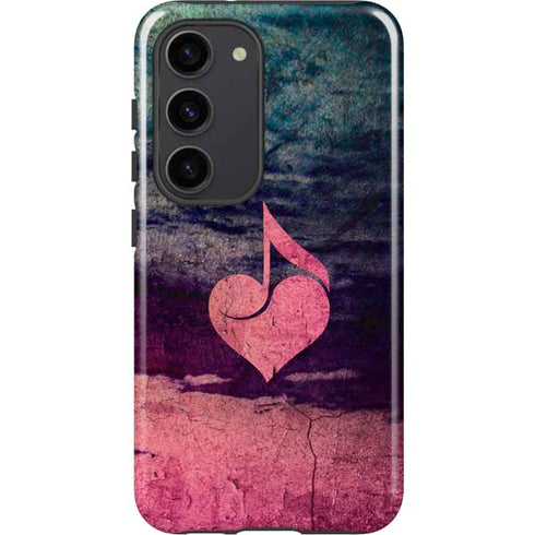 Rustic Musical Heart Galaxy S23 Pro Case