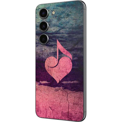 Rustic Musical Heart Galaxy S23 Skin