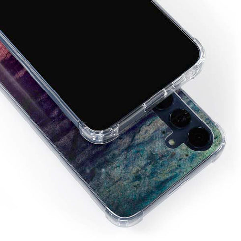 Rustic Musical Heart Galaxy S24 Clear Case