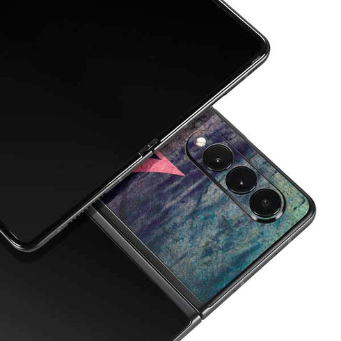 Rustic Musical Heart Galaxy Z Fold3 5G Skin