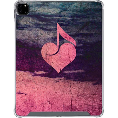 Rustic Musical Heart iPad Pro 12.9in (2020) Clear Case
