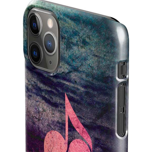 Rustic Musical Heart iPhone 11 Pro Max Lite Case