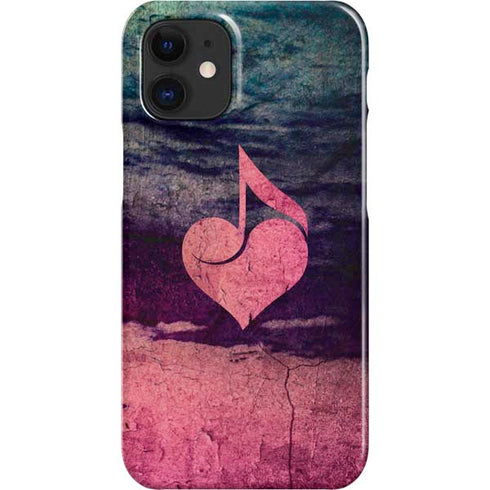 Rustic Musical Heart iPhone 12 Mini Lite Case