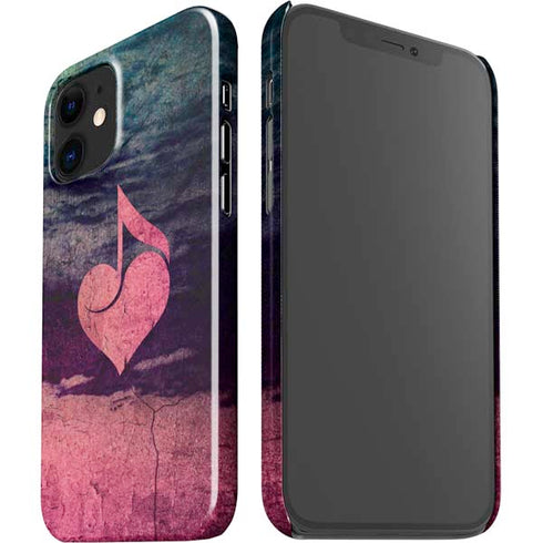 Rustic Musical Heart iPhone 12 Mini Lite Case