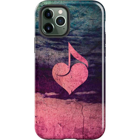 Rustic Musical Heart iPhone 12 Pro Impact Case