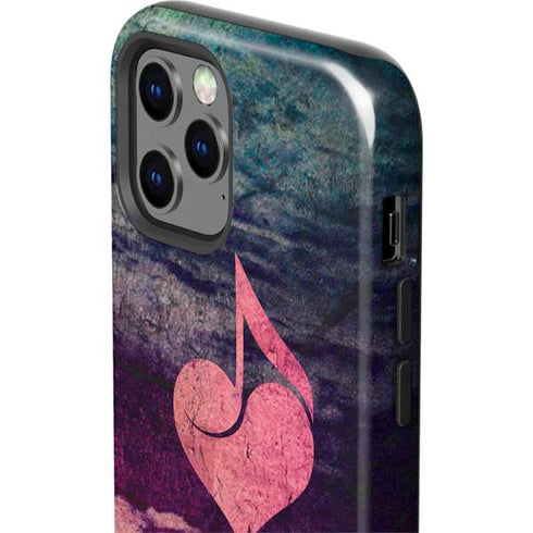 Rustic Musical Heart iPhone 12 Pro Max Impact Case