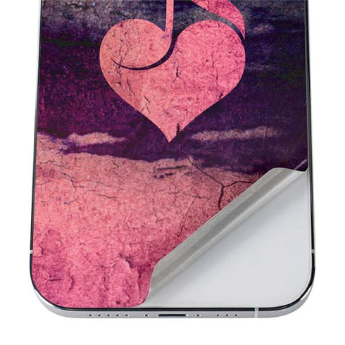 Rustic Musical Heart iPhone 12 Pro Max Skin