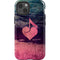 Rustic Musical Heart iPhone 13 Impact Case