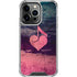 Rustic Musical Heart iPhone 14 Pro Clear Case