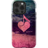 Rustic Musical Heart iPhone 14 Pro Impact Case