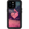 Rustic Musical Heart iPhone 14 Pro Max Waterproof Case