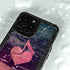Rustic Musical Heart iPhone 14 Pro Max Waterproof Case