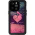 Rustic Musical Heart iPhone 14 Pro Waterproof Case