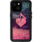Rustic Musical Heart iPhone 15 Waterproof Case