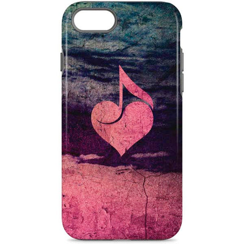 Rustic Musical Heart iPhone 7 Pro Case