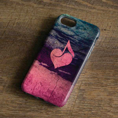Rustic Musical Heart iPhone 8 Pro Case