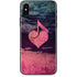 Rustic Musical Heart iPhone X Skin