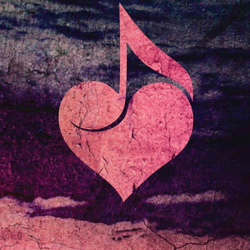 Rustic Musical Heart iPhone XS Skin