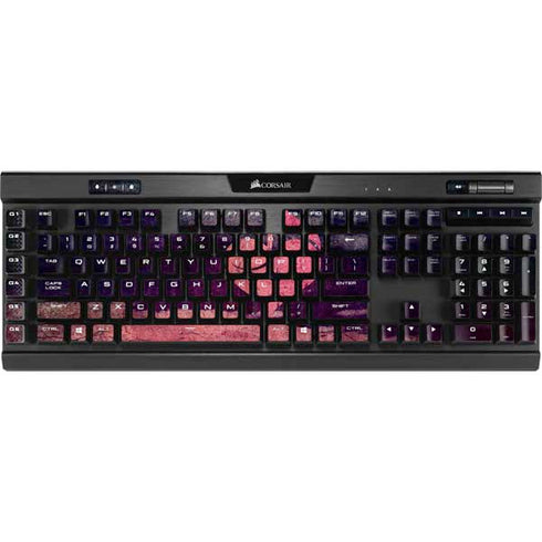 Rustic Musical Heart K95 RGB PLATINUM Mechanical Gaming Keyboard Skin