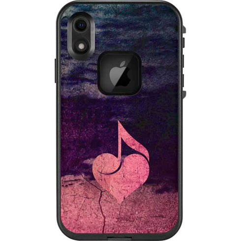 Rustic Musical Heart LifeProof Fre iPhone Skin