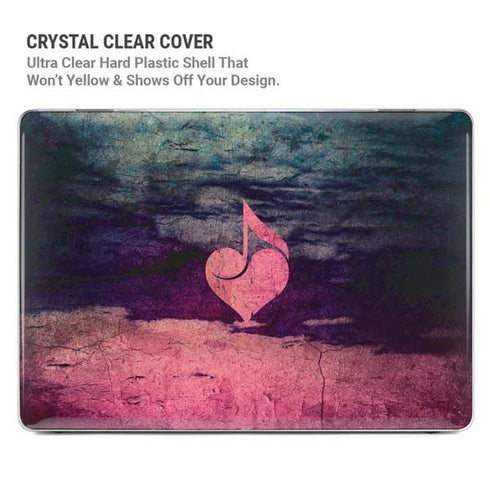 Rustic Musical Heart MacBook Air 15in (2023-2025) Case plus Skin