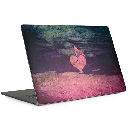 Rustic Musical Heart Apple MacBook Pro 15-inch Skin