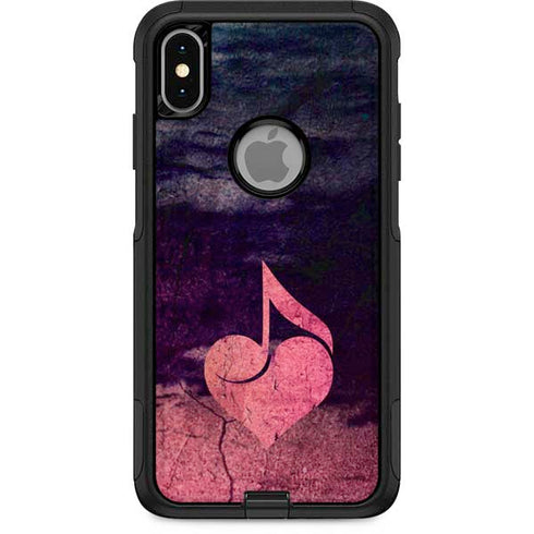 Rustic Musical Heart Otterbox Commuter iPhone Skin