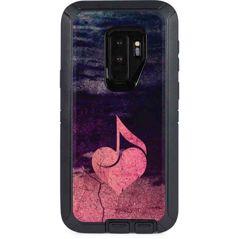 Rustic Musical Heart Otterbox Defender Galaxy Skin