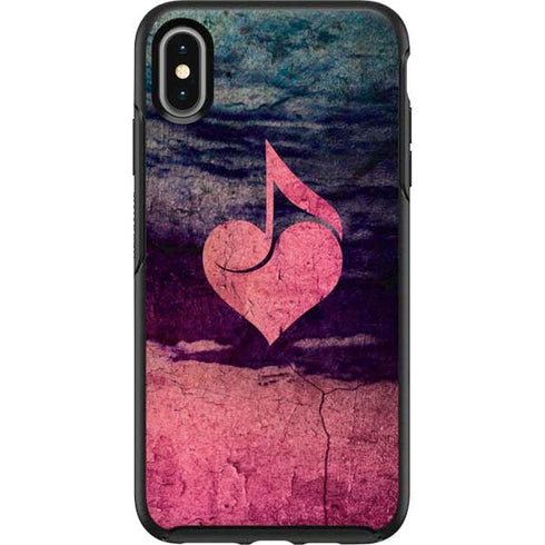 Rustic Musical Heart Otterbox Symmetry iPhone Skin