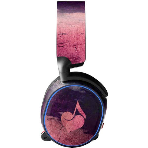 Rustic Musical Heart SteelSeries Arctis 3 Skin
