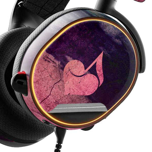 Rustic Musical Heart SteelSeries Arctis 3 Skin