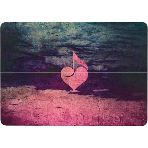 Rustic Musical Heart Surface Laptop Studio Skin