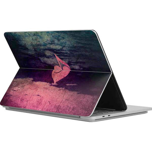Rustic Musical Heart Surface Laptop Studio Skin