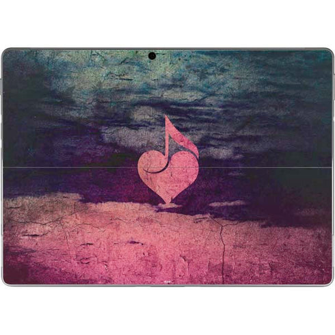 Rustic Musical Heart Surface Pro 9 Skin