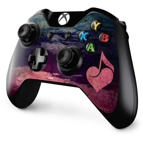 Rustic Musical Heart Xbox One Controller Skin
