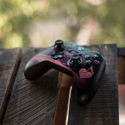 Rustic Musical Heart Xbox One Controller Skin